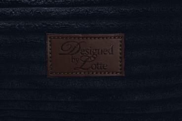 Preview: Kuschelplatz Ribbed - Farbe ganz tiefes dunkelblau